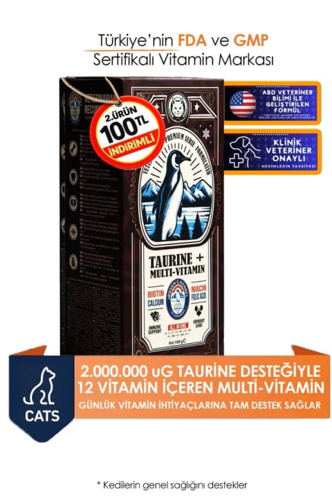 Jorgens Kennel Taurine Premium 12 Supreme Multi Vitamin کیت ویتامین گربه