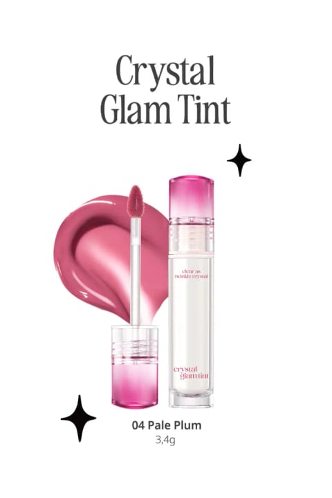 CLIO Crystal Glam Tint — 04 Pale Plum