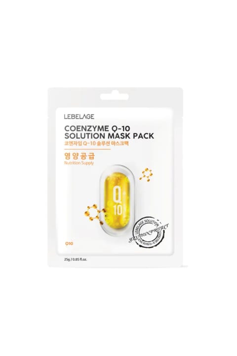LEBELAGE ماسک ورقهای روشنکننده و مرطوبکننده حاوی Coenzyme Q10