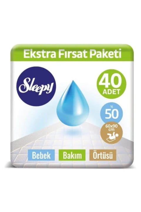 Sleepy Babycare 40 عددی زیرانداز مراقبتی