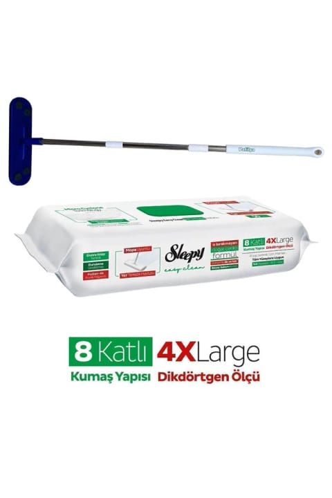 Sleepy Easy Clean دستمال کفشوی با صابون سفید ۵۰ برگی پافیلیا
