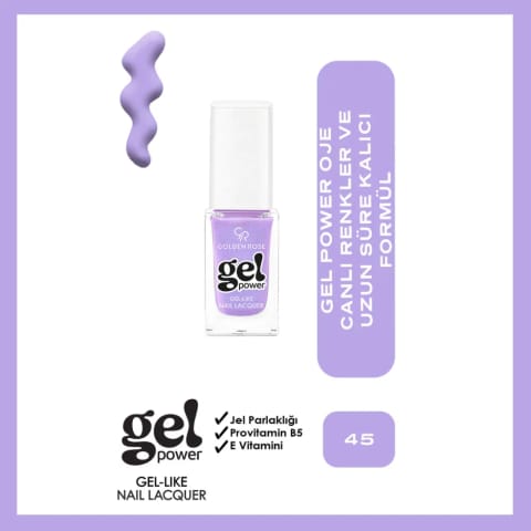 Golden Rose Power Gel Like Nail Oje No: 45