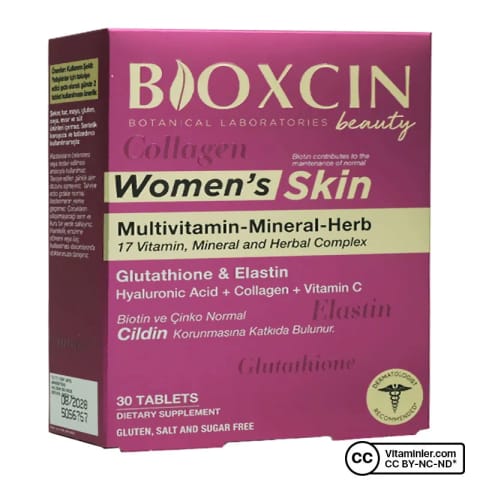 Bioxcin Women's Skin Multivitamin 30 Tablet