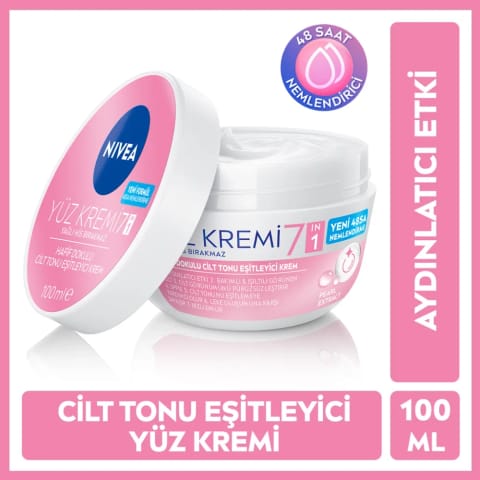 Nivea کرم مرطوب‌کننده روشن‌کننده و یکدست‌کننده پوست صورت با بافت سبک ۱۰۰ میل