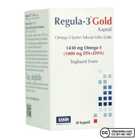 Assos Regula-3 Gold Omega-3 1250 mg 30 کپسول