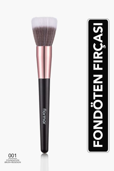 Flormar برس کرم پودر تخت استوانهای - Foundation Brush - 001