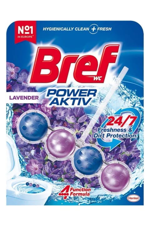 Bref Power Aktiv لاوانتا بلوک توالت تک‌بسته ۵۰ گرم