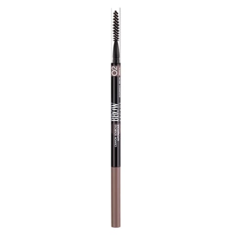 Vivienne Sabo Brow Arcade Automatic Kaş Kalemi 02 Chocolate Brown - خط‌های دقیق Micro-Strokes & ماندگاری تمام‌روز