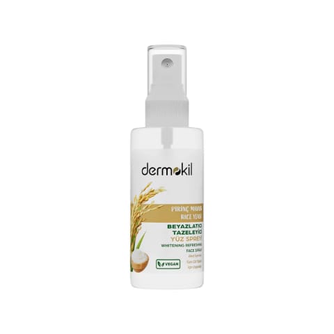 Dermokil تونیک اسپری روشنکننده صورت با مخمر برنج ۵۰ میلیلیتر