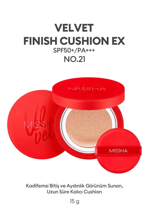 Missha کوشن فونداسیون مخملی مات 15 گرم