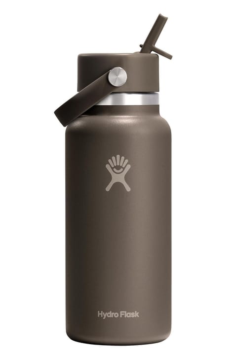 فلاسک Hydro Flask با درب پهن و نی، ۹۴۶ میلی‌لیتر (۳۲ اونس) - قهوه‌ای Sandpiper