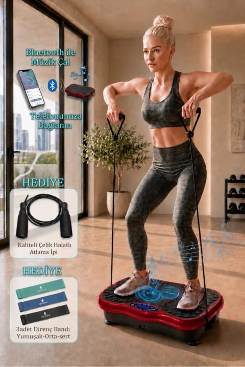 Gomax 3D Vibration Plate دستگاه ورزشی لرزشی تمام بدن با سرعت بالا