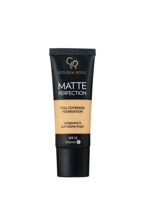 Golden Rose Matte Perfection فاندیشن Warm 03 با عصاره بید و روغن هسته انگور