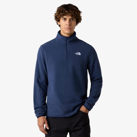 پلار اورسایز زیپدار The North Face Glacier Fleece سرمهای