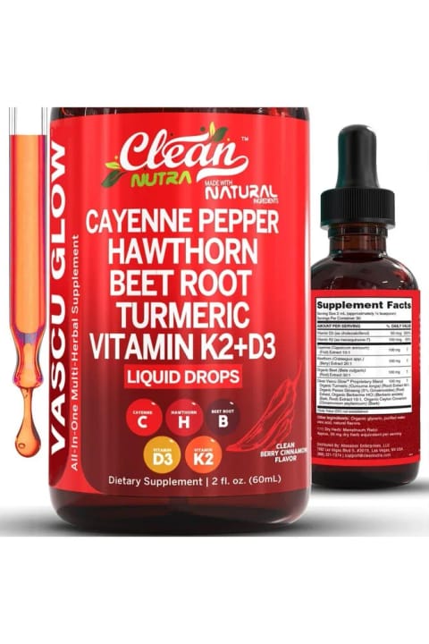 قطرههای مکمل فلفل کاین و زالزالک Clean Nutraceuticals