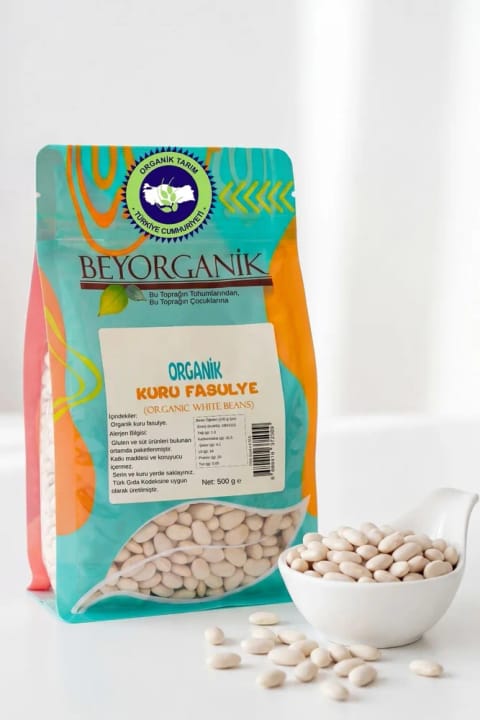 BEYORGANİK ارگانیک لوبیا خشک ۵۰۰ گرم (دارای آنالیز سموم و آفلاتوکسین)