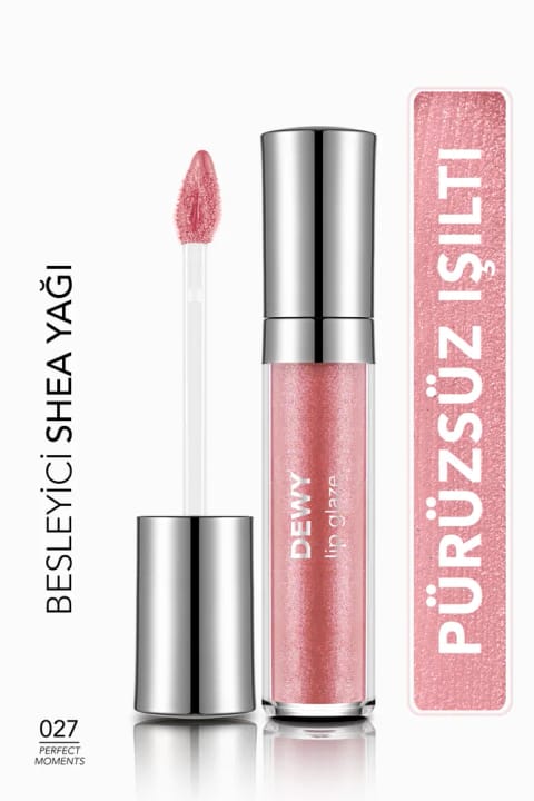 Flormar مرطوبکننده و براقکننده لب Dewy Lip Glaze - 027 Perfect Moments