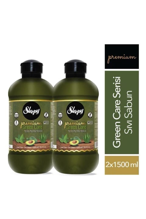 Sleepy Premium Green Care سری مایع صابون 2x1500 میل