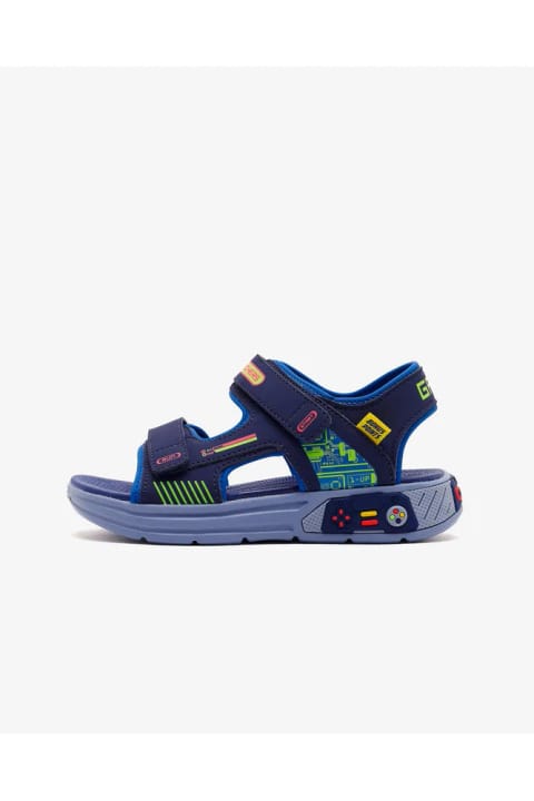 SKECHERS POWER SPLASH صندل پسر بچه بزرگ سرمه‌ای 402271L NVMT