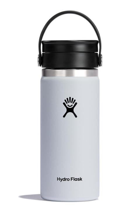 ترمس Hydro Flask درب Flex Sip دهانه‌گشاد ۴۷۳ میلی‌لیتر (۱۶ اونس) - سفید