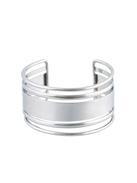 دستبند ضخیم طرح‌دار - Silver