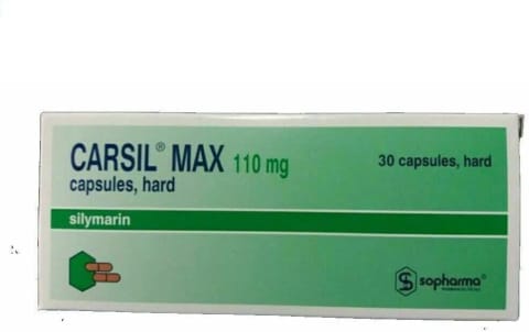 Sopharma Carsi̇l Liv52 آنزیم‌های کبدی Silymarin 110 mg 30 کپسول