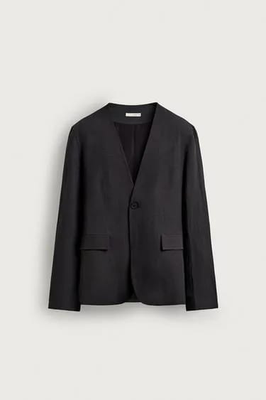 RELATED FIT کت بدون یقه مدل بلیزر