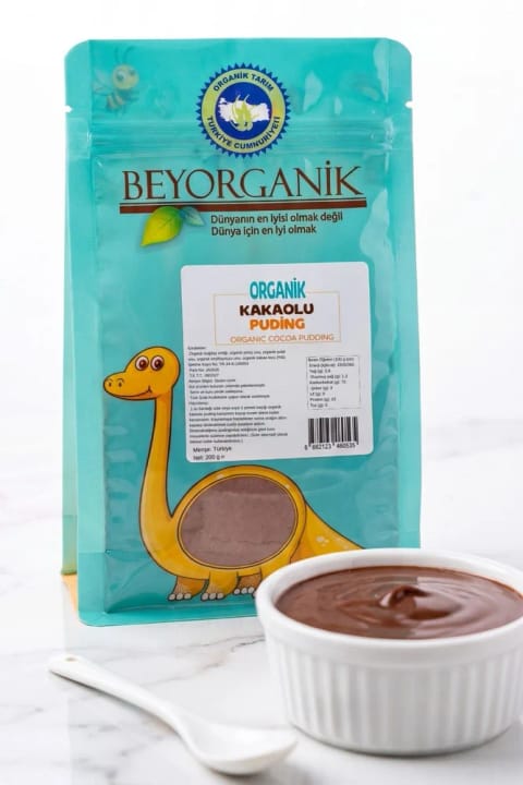 BEYORGANİK پودینگ کاکائو ارگانیک ۲۰۰ گرم (دارای آنالیز سموم و آفلاتوکسین)