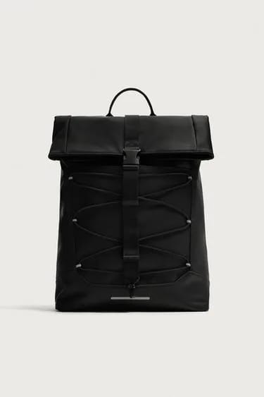 Zara کوله‌پشتی فنی لاستیکی‌شده