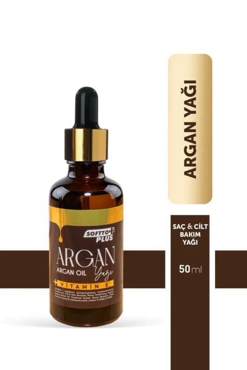 Softto Plus Argan Yağı E-vitamini 50 ml