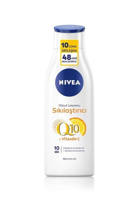 NIVEA Q10 C Vitamin دست و بدن سفت‌کننده سوپر لوسیون ۲۵۰ میلی‌لیتر