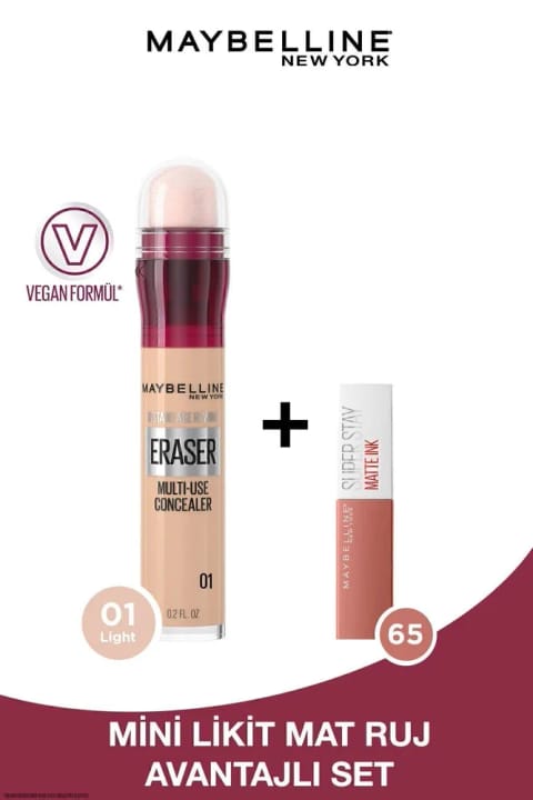 Maybelline New York Instant Anti Age Eraser کانسیلر 01 Light & Mini Super St...