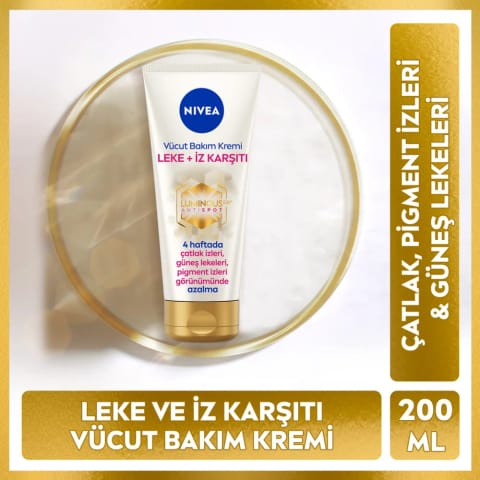 NIVEA Luminous کرم مراقبت از بدن ضد لک و آثار ۲۰۰ میلیلیتر