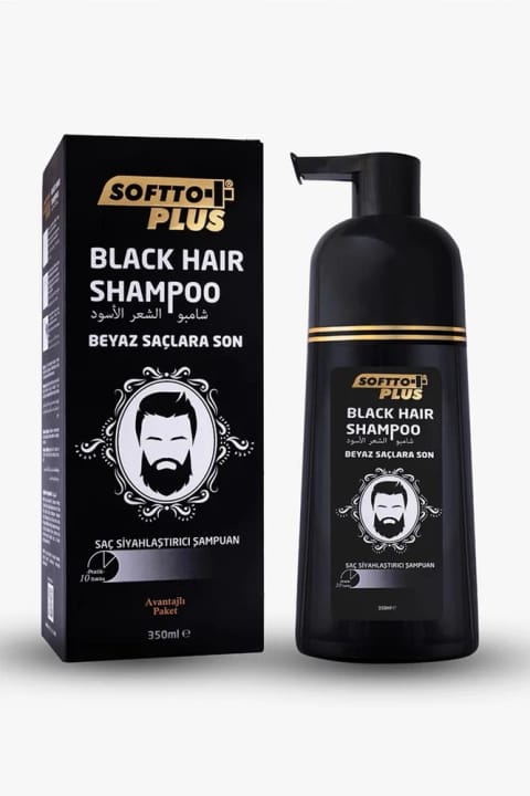 Softto Plus شامپو مشکی ۳۵۰ میلیلیتر