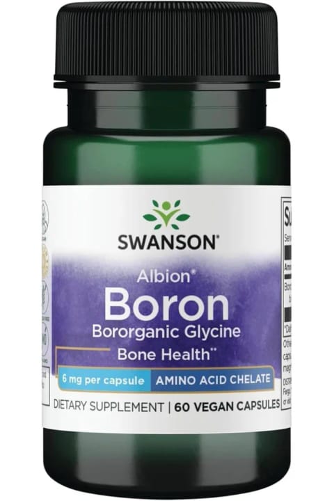 SWANSON Boron (60 کپسول، هر کدام 6mg) ساخت آمریکا