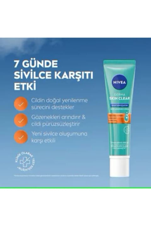 نیوآ درما Skin Clear نایت اکسفولیتور کرم پاککننده شب ضد جوش