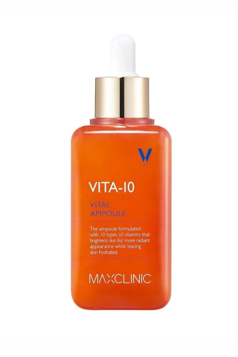 MAXCLINIC سرم روشن‌کننده حاوی Vitamin و عصاره میوه‌ها Vita-10 Vital Ampoule