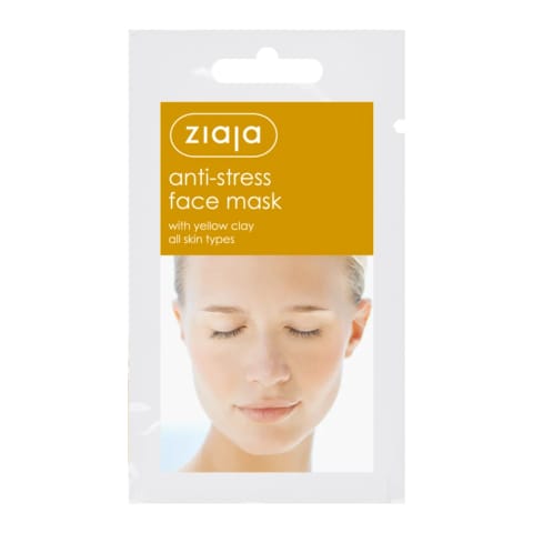 Ziaja ماسک ضد استرس صورت با خاک رس زرد ۷ میلیلیتر (مناسب تمام پوستها)