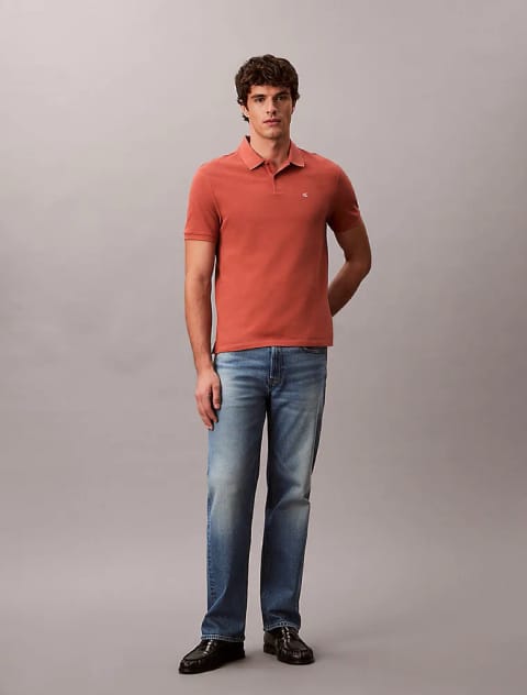 پولو شرت پیقه مونوگرام مردانه Calvin Klein