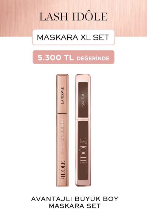 Lancome Lash Idole Flutter Extension مژه بلند و پرپشت & قهوهای ...
