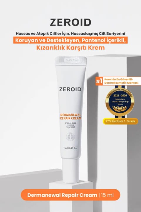 zeroid کرم ترمیمکننده سد دفاعی پوست برای پوستهای حساس و آتوپیک (ضد قرمزی)