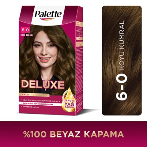 Palette Deluxe موی قهوهای تیره 6-0