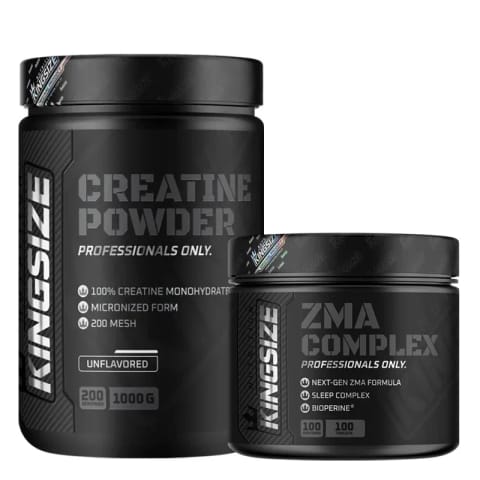Kingsize Nutrition پودر کراتین + کمپلکس ZMA