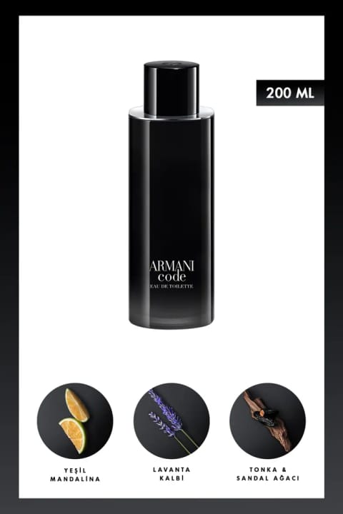 Giorgio Armani Code ادو تویلت ۲۰۰ میلیلیتر مردانه