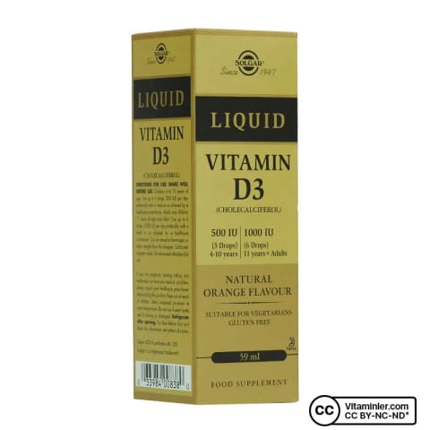 سولگار ویتامین D3 1000 IU قطره 59 میلیلیتر