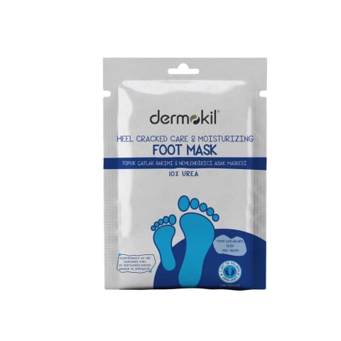 Dermokil پاشنه ترک خورده و ماسک مرطوبکننده پا با 10% Urea 30 میلیلیتر