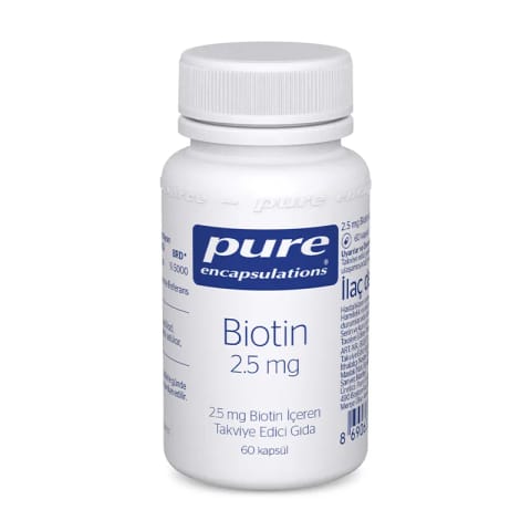Pure Encapsulations Biotin 2.5 Mg 60 کپسول
