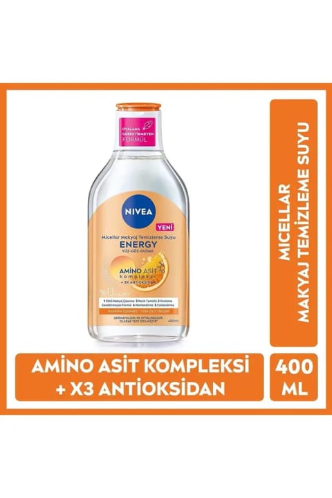 NIVEA میسلار مکیاژ تمیزکننده آب انرژی 400 ml