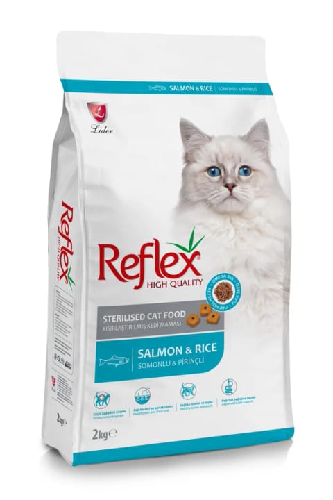Reflex استریلیز سالمن و برنج-- غذای عقیم‌شده‌ی بزرگسال با ماهی