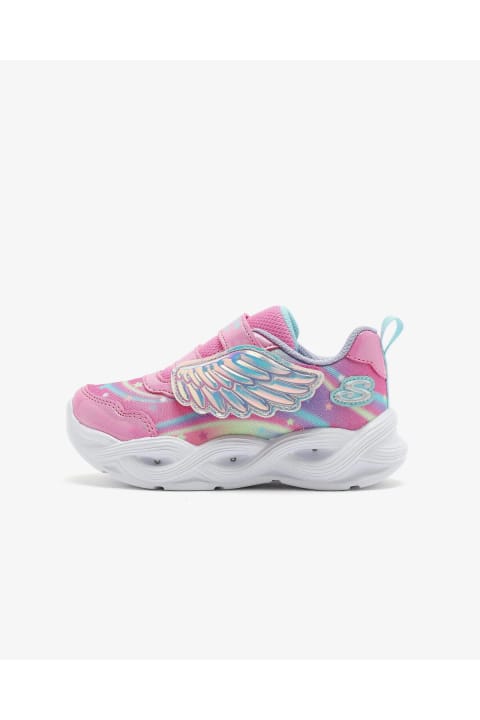 SKECHERS TWISTY GLOW کفش اسپرت دختر بچه صورتی 303718N PKMT